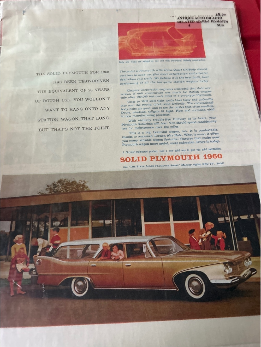 Solid Plymouth 1960 advertisement